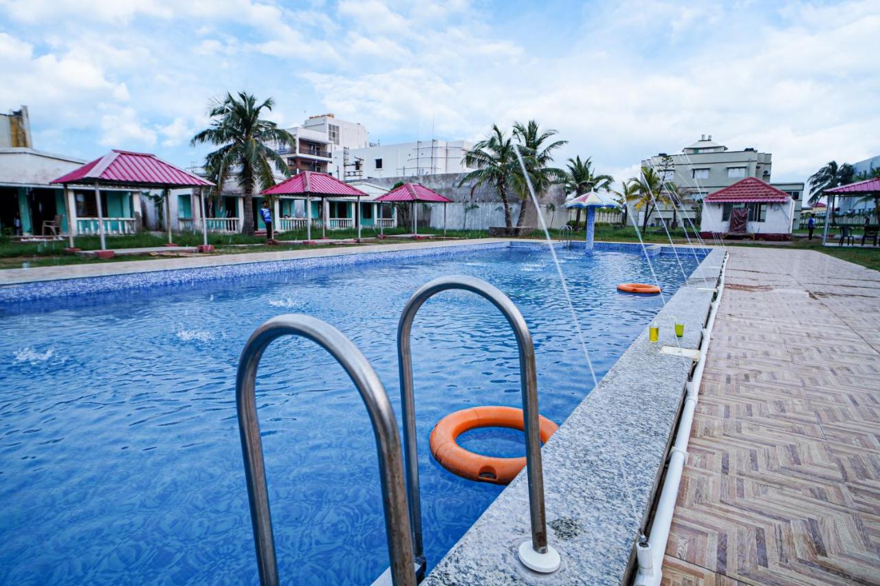 Silver Sand Eco Resort !! Beachfront !! With Biggest Pool And Huge Open Area !! Ideal For Weddings !! Couple Friendly !! Mandarmani Exterior foto