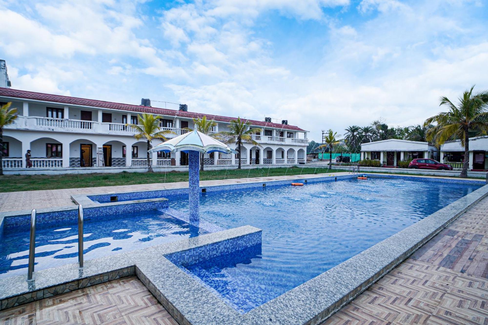 Silver Sand Eco Resort !! Beachfront !! With Biggest Pool And Huge Open Area !! Ideal For Weddings !! Couple Friendly !! Mandarmani Exterior foto