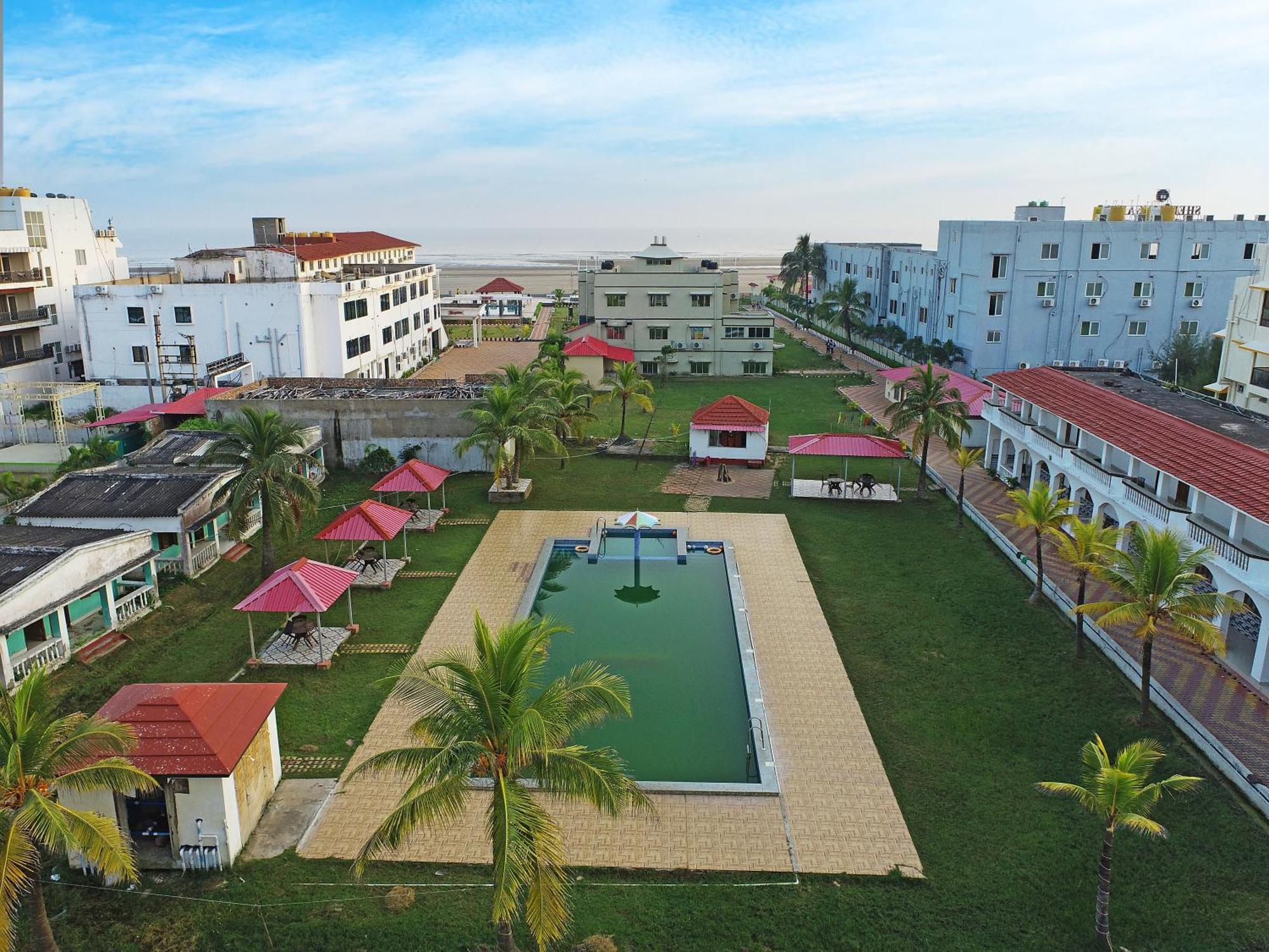 Silver Sand Eco Resort !! Beachfront !! With Biggest Pool And Huge Open Area !! Ideal For Weddings !! Couple Friendly !! Mandarmani Exterior foto